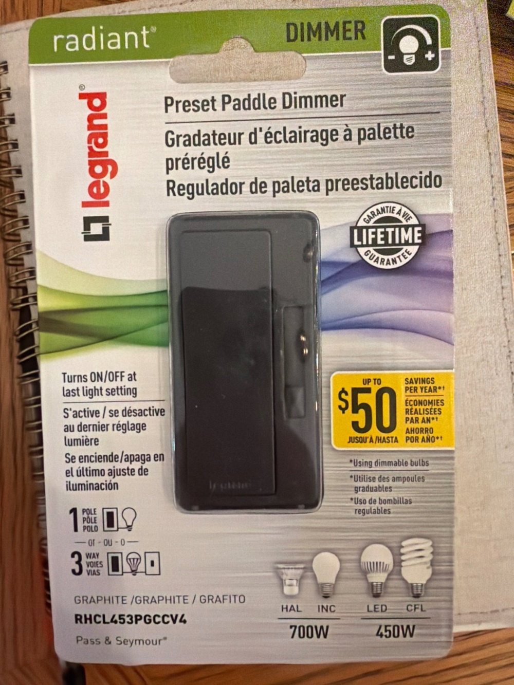 NWT Legrand Radiant Dimmer